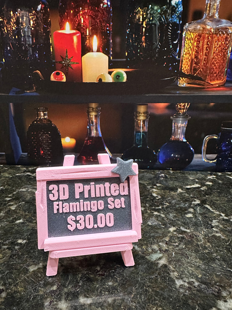 Chalkboard Display Sign - Large - 3D Printed