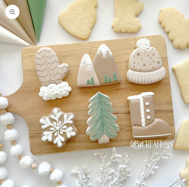 Rustic Winter - Cookie Cutters -  3D Printed (6b's Creations) - Full Size