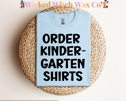 Chain of Lakes w/ Three Otters - Light Blue T-Shirt - Kindergarten Classes