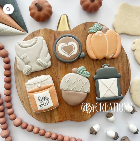 Cozy Fall - Cookie Cutters -  3D Printed (6b's Creations) - Full Size