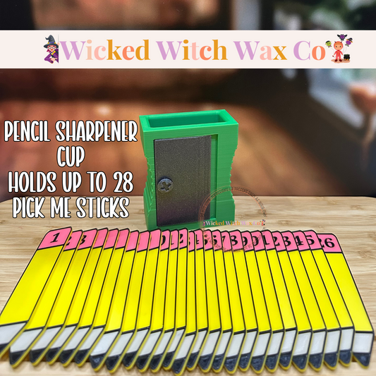 Pick Me Sticks - Equity Sticks - Flip Sticks - Randomizer Sticks w/ Sharpener Holder - 3D Printed