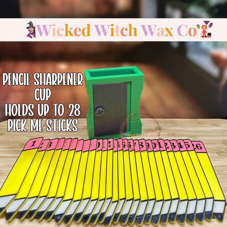 Pick Me Sticks - Equity Sticks - Flip Sticks - Randomizer Sticks w/ Sharpener Holder - 3D Printed