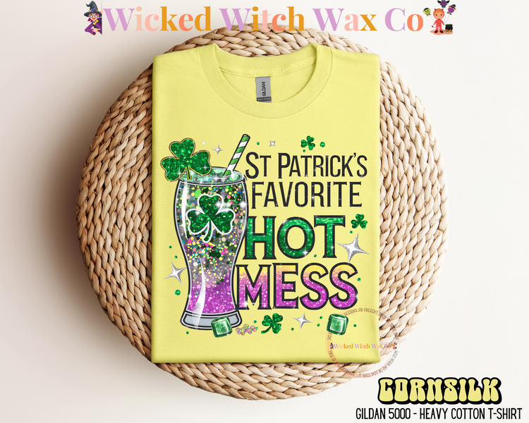 St Patrick’s Favorite Hot Mess T-Shirt